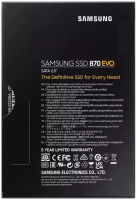 Твердотельный накопитель SSD Samsung 870 EVO 500GB