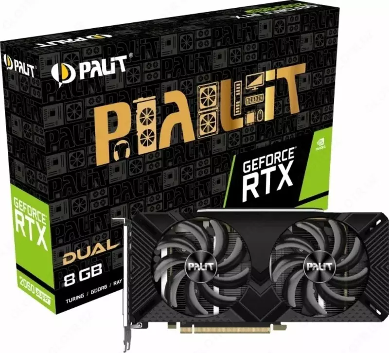 Видеокарта Palit GeForce RTX 2060 SUPER DUAL 8GB