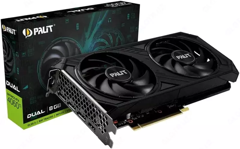 Видеокарта Palit GeForce RTX 4060 Ti Dual 8GB