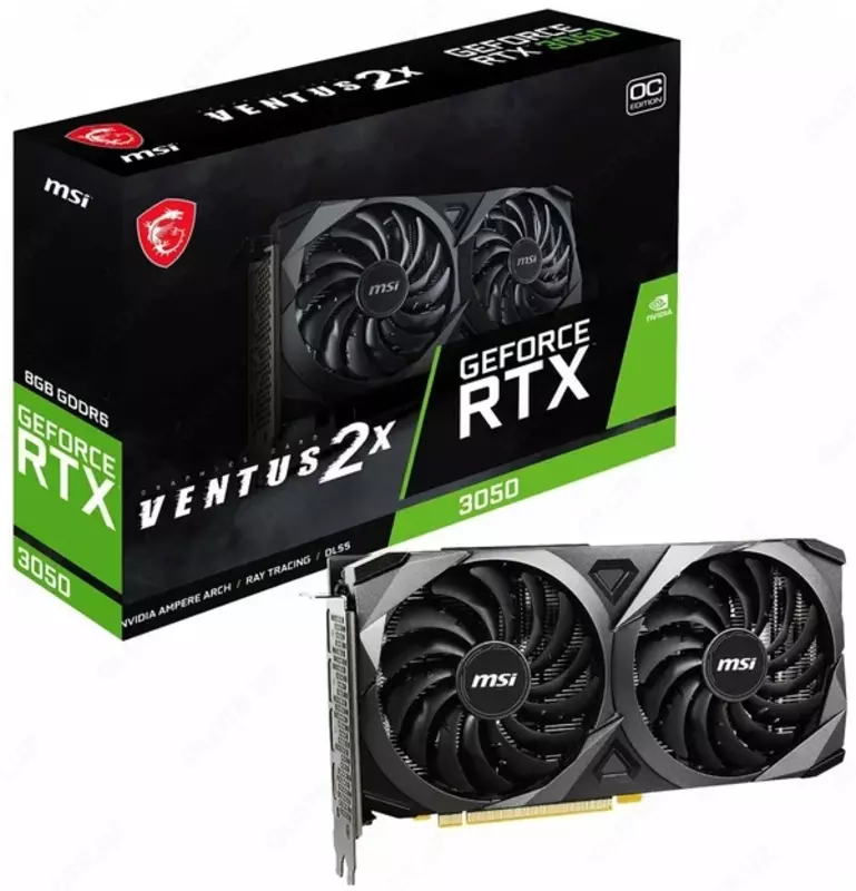 Видеокарта MSI GeForce RTX 3050 VENTUS 2X XS OC 8GB