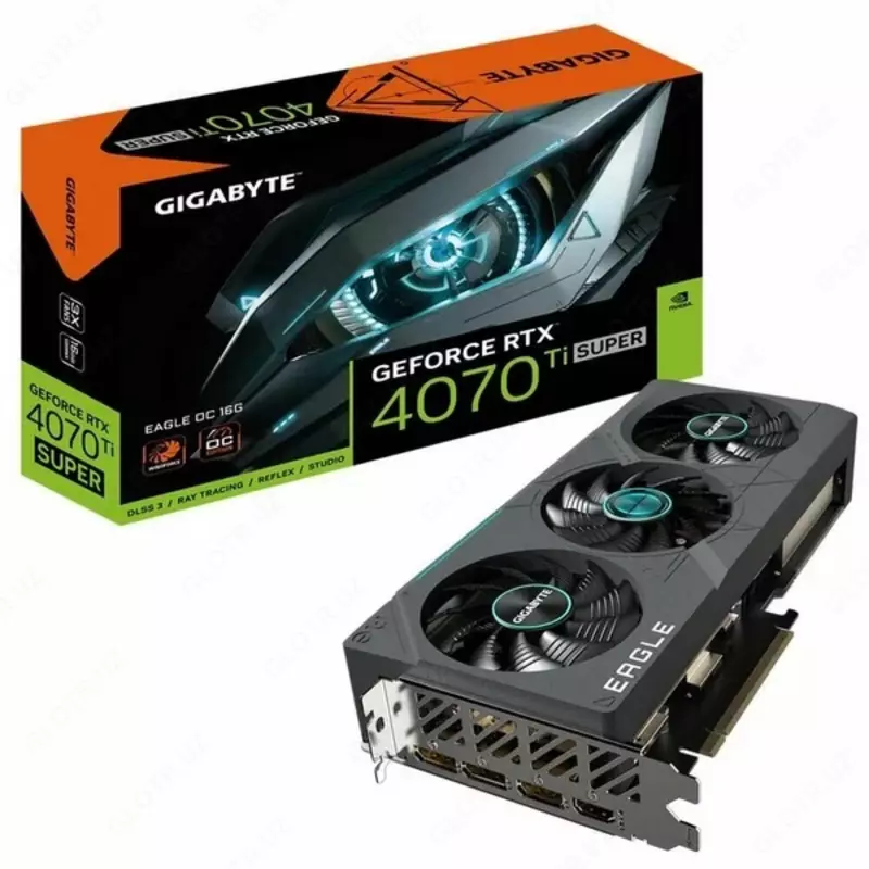 Видеокарта Gigabyte GeForce RTX 4070 Ti SUPER EAGLE OC 16 GB