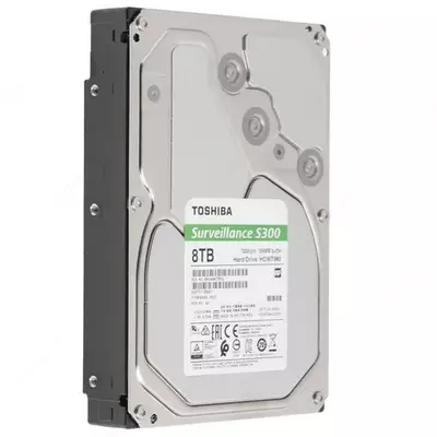 Жесткий диск HDD 8TB Toshiba Surveillance S300, 256 Mb, 7200Rpm (HDWT380UZSVA)
