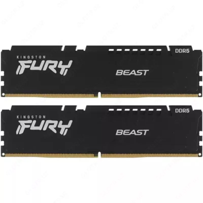 Оперативная память Kingston DDR5 32GB (2x16GB) FURY Beast RGB XMP