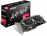 Видеокарта MSI AMD Radeon RX 580 ARMOR 8G OC
