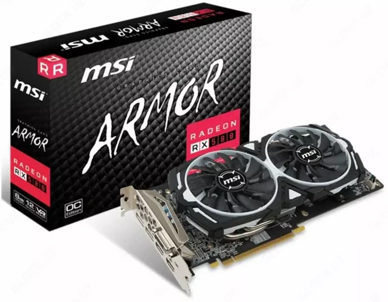 Видеокарта MSI AMD Radeon RX 580 ARMOR 8G OC
