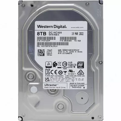 Жесткий диск HDD Western Digital Ultrastar DC HC320 8 Тб (HUS728T8TALE6L4)