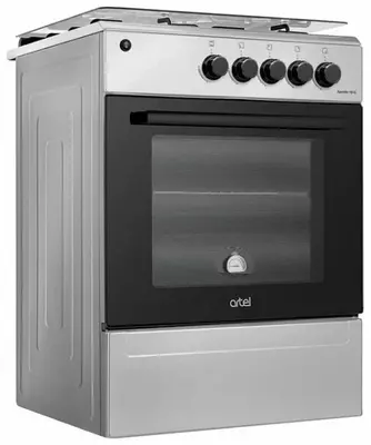 Газовая плита Artel Apetito 10 G ГП (Коричневый / белый / серый) (без гриля)