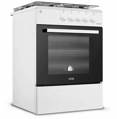 Газовая плита Artel Apetito 10 G ГП (Коричневый / белый / серый) (без гриля)