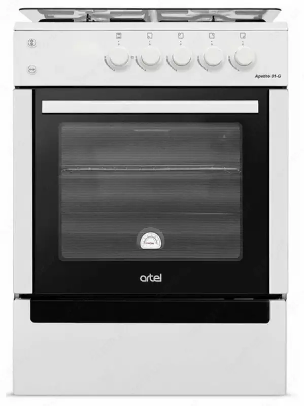 Газовая плита Artel Apetito 01-G (Коричневый / белый)