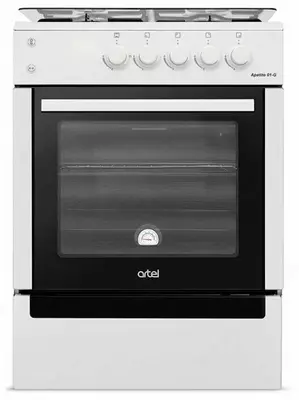 Газовая плита Artel Apetito 01-G (Коричневый / белый)