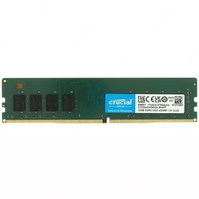 Оперативная память Crucial DDR4 32GB 3200Mhz