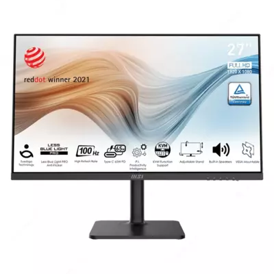27" Монитор MSI Modern MD272XP Monitor, IPS, 1mc, 100hz, FHD (1920×1080)