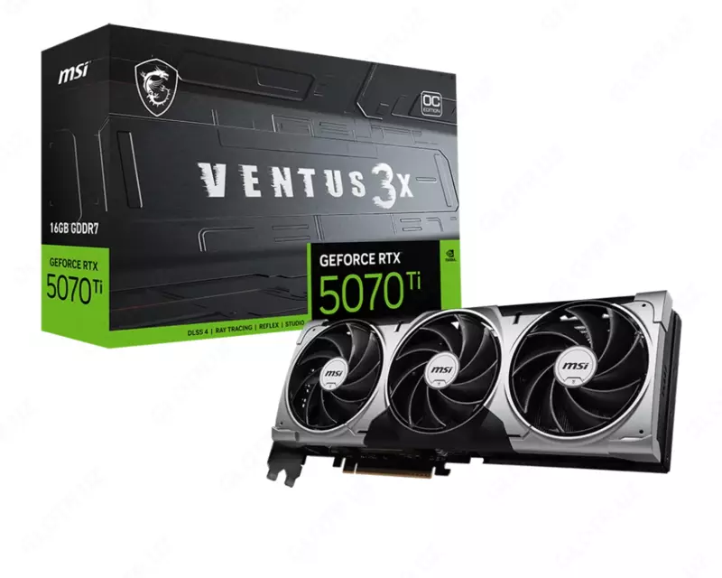 Видеокарта MSI GeForce RTX 5070 Ti VENTUS 3X OC 16GB