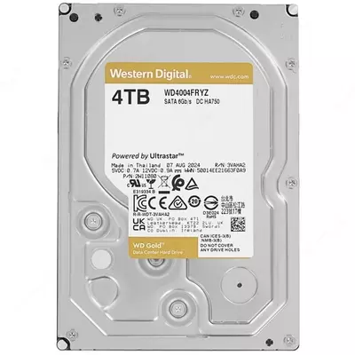 Жесткий диск HDD Western Digital Gold 4 ТБ (WD4004FRYZ)