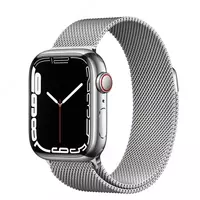 Умные часы Apple Watch 7 Milanese Loop 45mm (silver / black / gold)