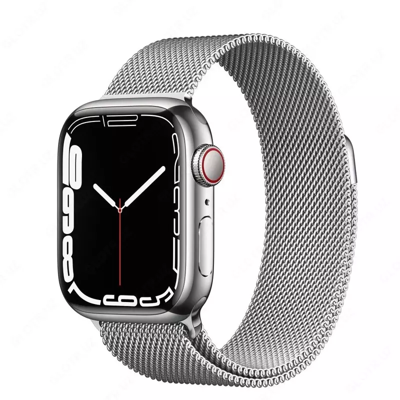 Умные часы Apple Watch 7 Milanese Loop 45mm (silver / black / gold)