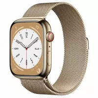 Умные часы Apple Watch Series 8 41mm Gold Stainless Steel Case with Milanese Loop Gold