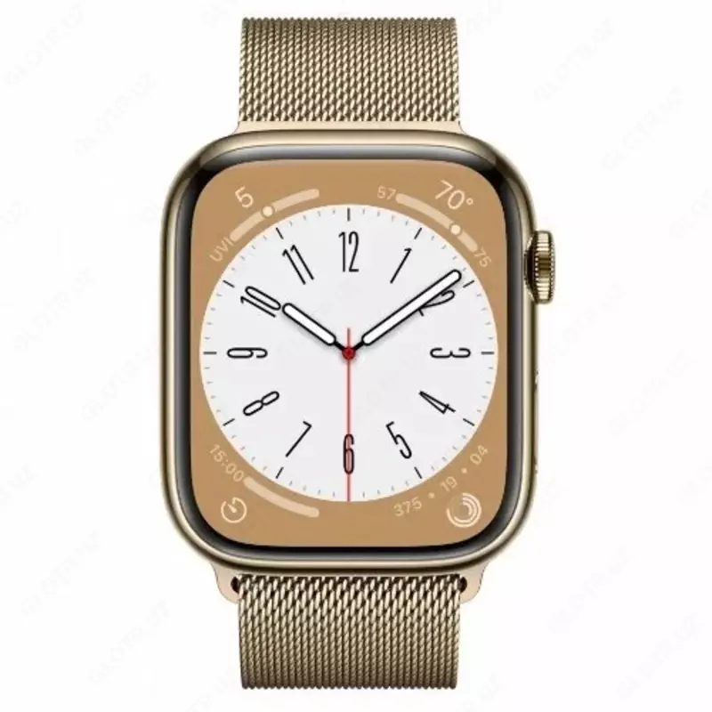 Умные часы Apple Watch Series 8 41mm Gold Stainless Steel Case with Milanese Loop Gold - 10 086 000 сум