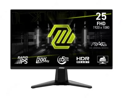 24.5" Монитор MSI MAG 255XF (1920x1080 / 300 Гц / IPS / LED)