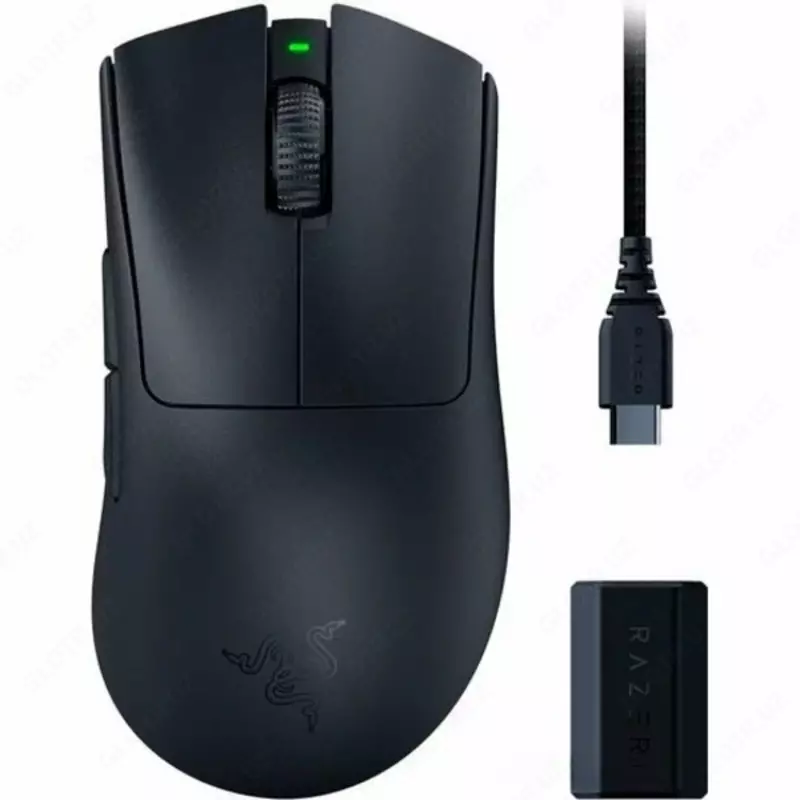Simsiz/Simli sichqoncha Razer DeathAdder V3 Pro + HyperPolling Wireless Dongle Bundle.