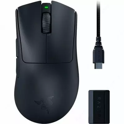 Simsiz/Simli sichqoncha Razer DeathAdder V3 Pro + HyperPolling Wireless Dongle Bundle.