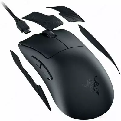 Simsiz/Simli sichqoncha Razer DeathAdder V3 Pro + HyperPolling Wireless Dongle Bundle.