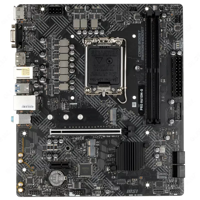 Материнская плата MSI PRO H610M-G DDR5 LGA 1700.