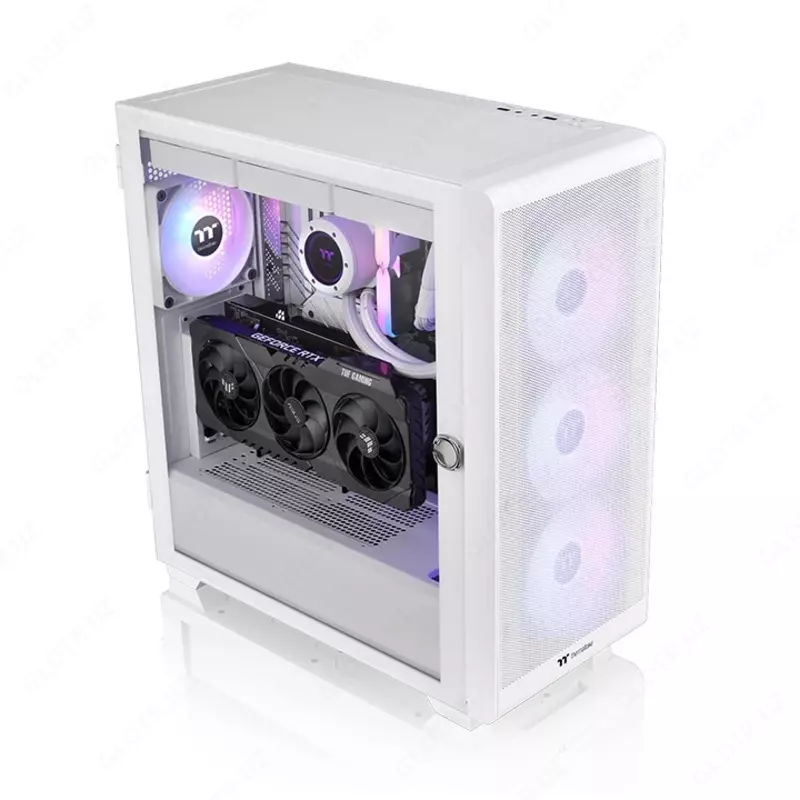 Компьютерный корпус Thermaltake S250 TG ARGB Snow