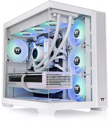 Компьютерный корпус Thermaltake View 380 TG ARGB Snow.