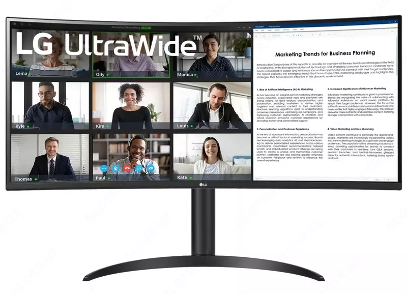 34" Монитор LG UltraWide 34WR55QC-B