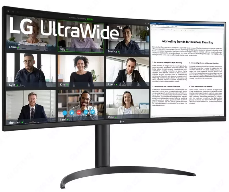 34" Монитор LG UltraWide 34WR55QC-B - 5 227 500 сум