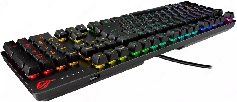 Клавиатура проводная Asus ROG Strix Scope RX Red USB