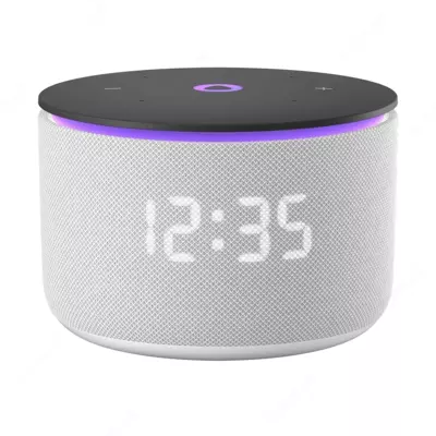 Aqlli kolonka Yandex Stansiya Mini 3 soatli.