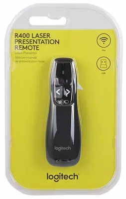 Пульт для проекторов кликер презентер Logitech R-400