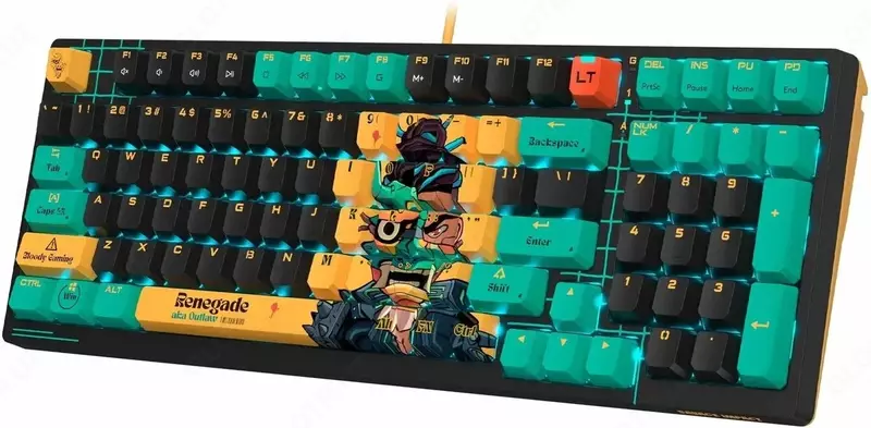 O‘yin uchun simli klaviatura A4Tech Bloody AT87 Renegade