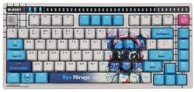 Игровая проводная клавиатура A4Tech Bloody AT75 Nyx Mirage