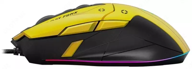 O‘yin sichqonchasi simli A4Tech Bloody W70 Max Punk Yellow