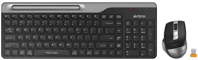Комплект беспроводная клавиатура и мышь A4Tech Fstyler FB2535C Smoky Grey