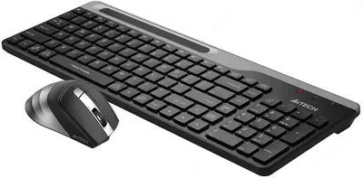 Комплект беспроводная клавиатура и мышь A4Tech Fstyler FB2535C Smoky Grey
