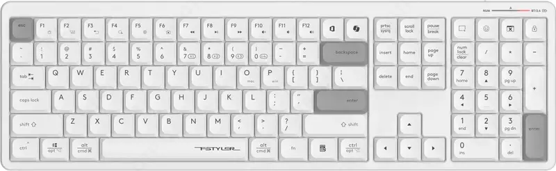 Клавиатура беспроводная A4tech Fstyler FBX55C