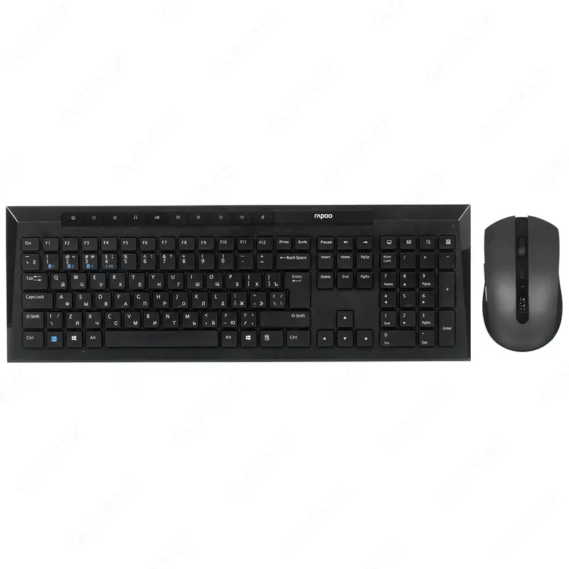 Rapoo 8210M simli klaviatura va sichqoncha to‘plami