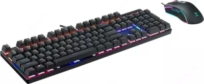 Комплект проводная клавиатура и мышь Rapoo V185S