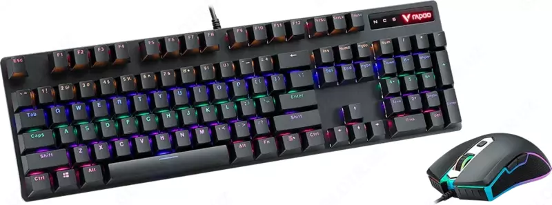 Rapoo V185S simli klaviatura va sichqoncha to‘plami