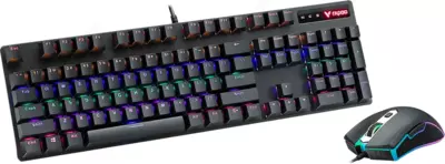 Комплект проводная клавиатура и мышь Rapoo V185S