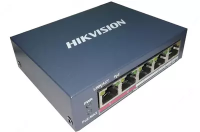 Hikvision DS-3E0105P-E/M switch (kommutator)