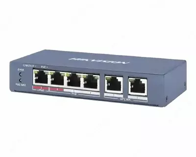 Коммутатор Hikvision DS-3E0106MP-E/M