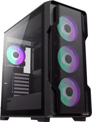 GameMax Siege Black kompyuter korpusi