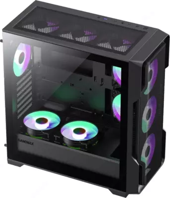 GameMax Siege Black kompyuter korpusi