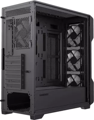 GameMax Siege Black kompyuter korpusi