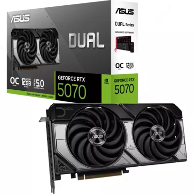 Видеокарта ASUS PRIME GeForce RTX5070 DUAL 12GB GDDR7